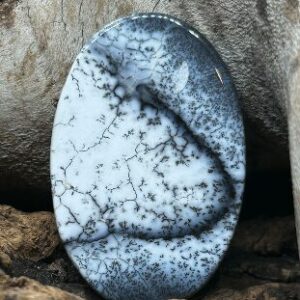 Cabochon Opale Dendritique (Mérlinite) – Forme Libre