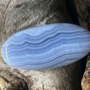 Cabochon Calcédoine Bleue (Agate Dentelle) – Namibie